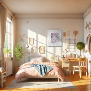 ジュエリー絵画と洋室